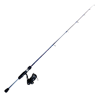 BEGINS CHOKO RODSET【ちょこ釣り・穴釣り用1ピースロッドと3号のナイロンライン100付きスピニングリールのセット】(アクアマリン-110)